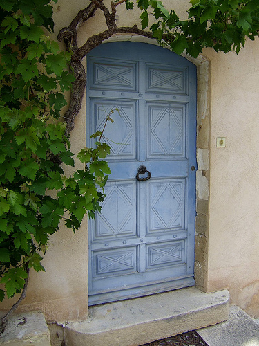 Door of Venasque by lynndyhop