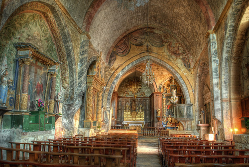 Interieur de l´Eglise d'Ansouis par gomba