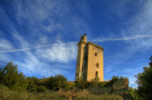 Castle in Barbentane by James Desauvage