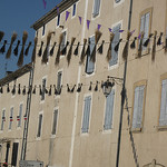 Sault : Lavender capital, lavender decorations par Andrew Findlater - Sault 84390 Vaucluse Provence France