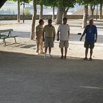 Pétanque in Sault - Provence par Andrew Findlater - Sault 84390 Vaucluse Provence France