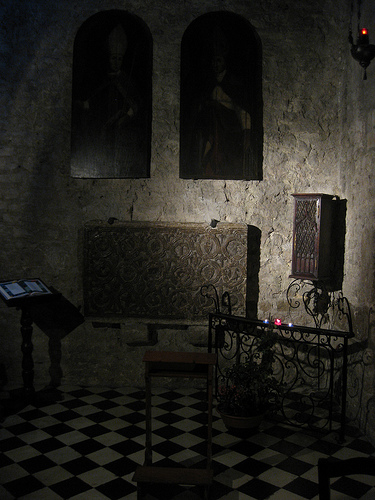 Vence - church interior by Andrew Findlater