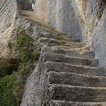 Fort du Buoux,Luberon. Rock steps. par debs-eye -   provence Provence France