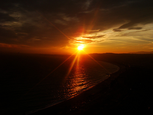 Vue sur Nice : sunset par Bombonnk
