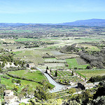 Vue sur la vallée depuis Gordes par L_a_mer - Gordes 84220 Vaucluse Provence France