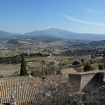 Vue sur le Mont-Ventoux depuis Crestet by Sam Nimitz - Crestet 84110 Vaucluse Provence France