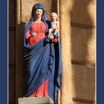 Religion : statue de la Vierge by Brigitte Mazéas - Aix-en-Provence 13100 Bouches-du-Rhône Provence France