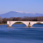 Le pont d'Avignon et le Mont-Ventoux by Laurent2Couesbouc - Avignon 84000 Vaucluse Provence France