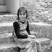 Petite fille sur les marches par L_a_mer - Vaison la Romaine 84110 Vaucluse Provence France