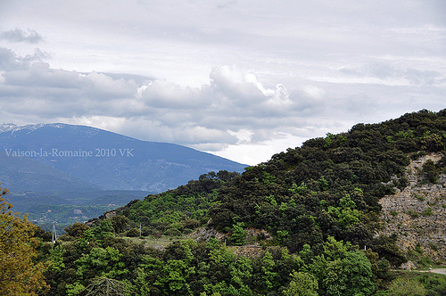 Vaison : vue sur le mont-ventoux  par L_a_mer