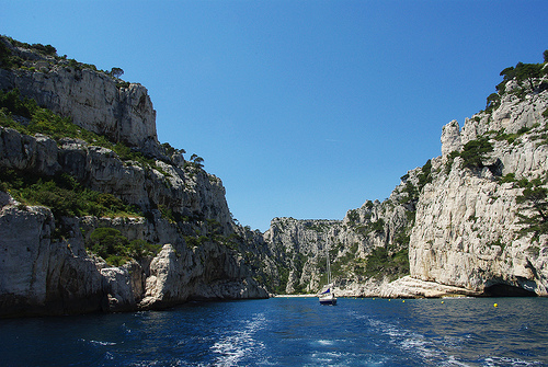 Calanques de Cassis par mi-chemin