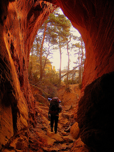 Tunnel ocre du Colorado Provençal by Super.Apple