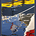 Reflets colorés sans le port de Sanary by Brigitte Mazéas - Sanary-sur-Mer 83110 Var Provence France
