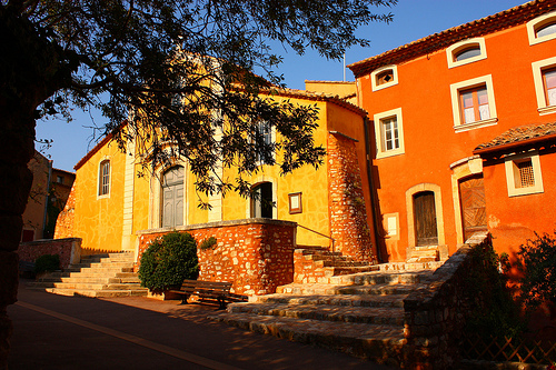 Maisons dorées et orangées par if3elgood