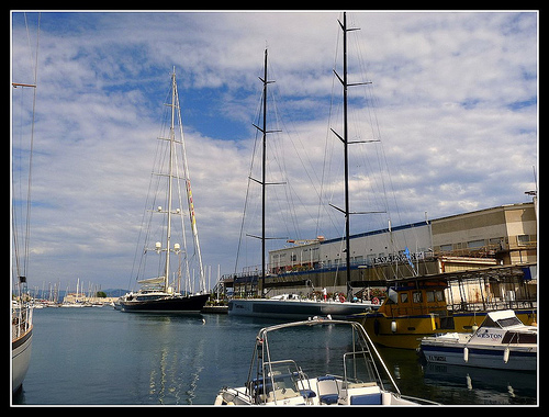 Voiliers au port de la Ciotat par J@nine