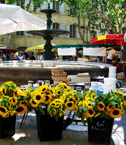 Uzes Market : Sunflowers par photoartbygretchen