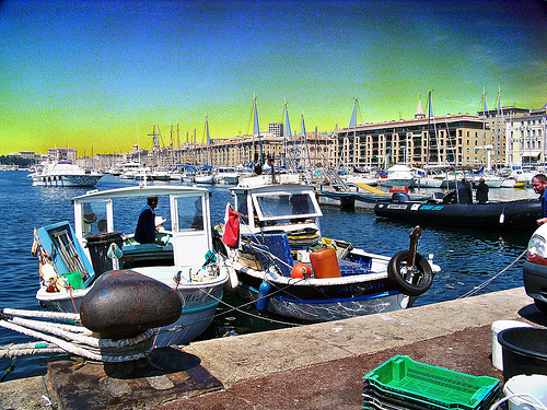 Marseille Harbor par photoartbygretchen