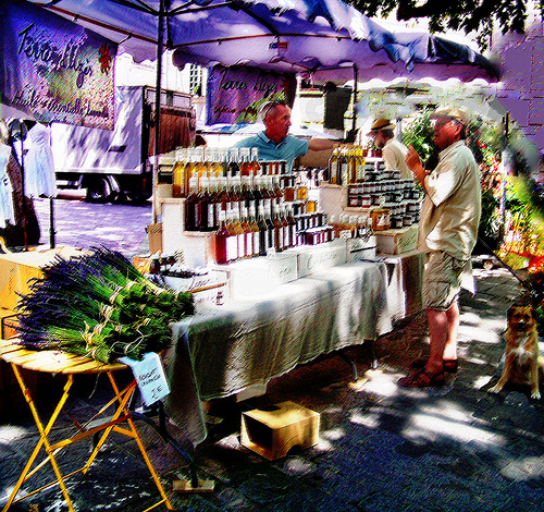 Uzès : market par photoartbygretchen