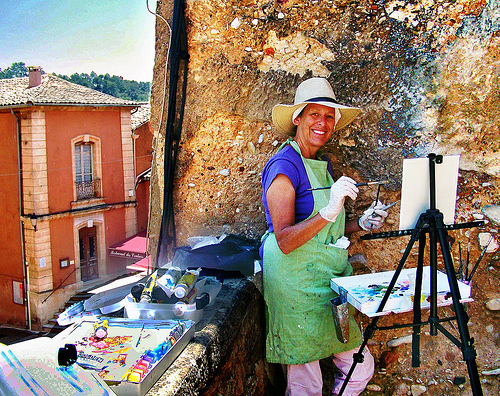 Stage de Peinture à Roussillon by photoartbygretchen