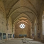 Réfectoire de l'Abbaye de Silvacane par Jacqueline Poggi - La Roque d'Antheron 13640 Bouches-du-Rhône Provence France