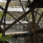 Roue à aubes à l'Isle sur la Sorgue par Laurent2Couesbouc - L'Isle sur la Sorgue 84800 Vaucluse Provence France