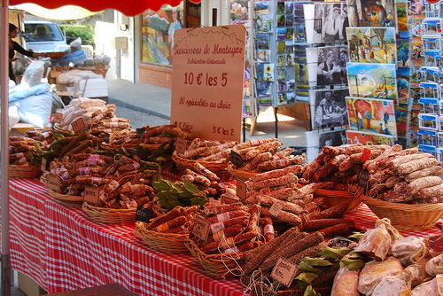 Charcuterie at Bedoin Market by Marcxela