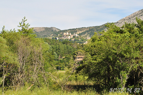 Vue sur le village de Bargème - Haut-Var by SUZY.M 83