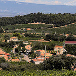 Vue sur les vignes depuis Chateauneuf du Pape par L_a_mer - Châteauneuf-du-Pape 84230 Vaucluse Provence France