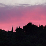 Coucher de soleil - Vaucluse par geoGraf -   Vaucluse Provence France