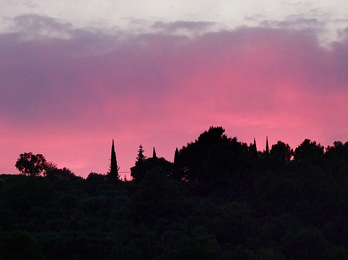 Coucher de soleil - Vaucluse par geoGraf