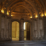 Palais des Papes entrée de la Grande audience par Karschti - Avignon 84000 Vaucluse Provence France