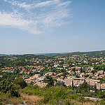 Vu des toits de Vaison-la-Romaine par Joël Galeran - Vaison la Romaine 84110 Vaucluse Provence France