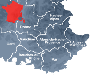 Region Provence Alpes Cotes d'Azur